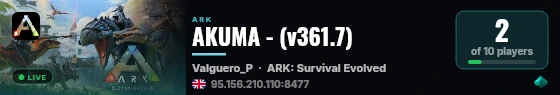 AKUMA - (v361.7) live status badge