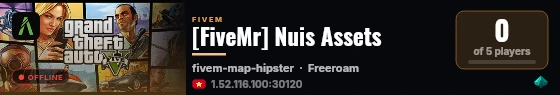 [FiveMr] Nuis Assets live status badge