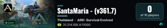 SantaMaria - (v361.7) live status badge
