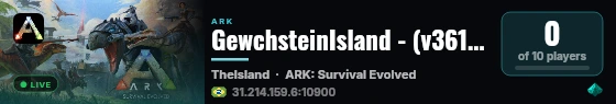GewchsteinIsland - (v361.7) live status badge