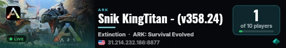 Snik KingTitan - (v358.24) live status badge
