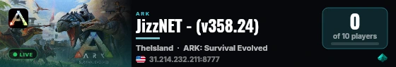 JizzNET - (v358.24) live status badge
