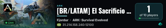 [BR/LATAM] El Sacrificio De Tu Hermana PVE X5 [H/T/XP] Fjord - live status badge