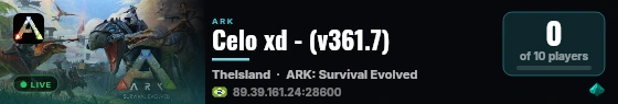 Celo xd - (v361.7) live status badge