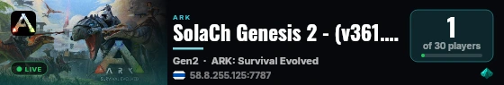 SolaCh Genesis 2 - (v361.7) live status badge