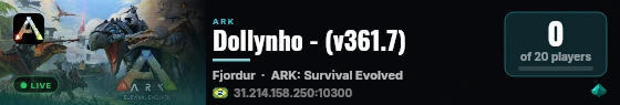 Dollynho - (v361.7) live status badge