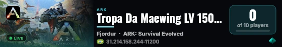 Tropa Da Maewing LV 150 - (v358.24) live status badge