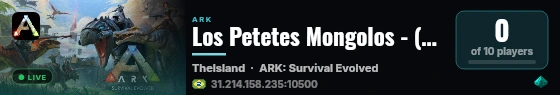 Los Petetes Mongolos - (v361.7) live status badge
