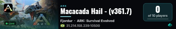 Macacada Hail - (v361.7) live status badge