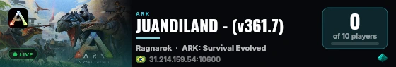 JUANDILAND - (v361.7) live status badge