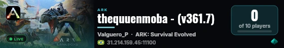 thequuenmoba - (v361.7) live status badge