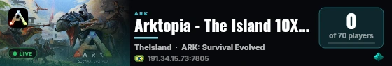 Arktopia - The Island 10X [MODS] - (v358.17) live status badge