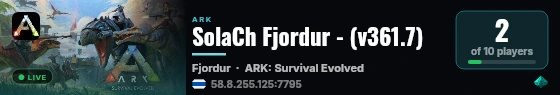 SolaCh Fjordur - (v361.7) live status badge