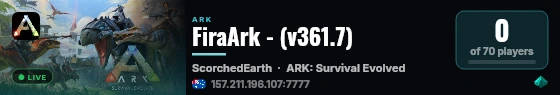 FiraArk - (v361.7) live status badge