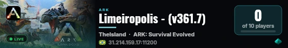 Limeiropolis - (v361.7) live status badge