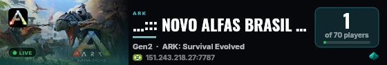 ...::: NOVO ALFAS BRASIL [OFICIAL-G2] PVE 5X :::... - (v361.7) live status badge