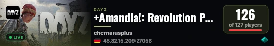 +Amandla!: Revolution PVP 12 MAN MAX|X15LOOT|TRADER|BOATS|HELIS|EVENTS live status badge