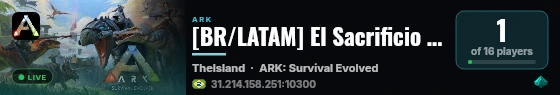 [BR/LATAM] El Sacrificio De Tu Hermana PVE X5 [H/T/XP] La is - live status badge