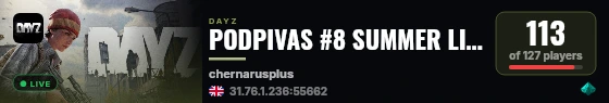 PODPIVAS #8 SUMMER LITE live status badge