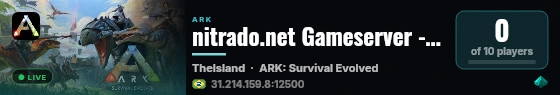 nitrado.net Gameserver - (v361.7) live status badge