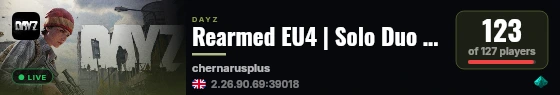 Rearmed EU4 | Solo Duo Trio live status badge