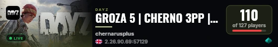 GROZA 5 | CHERNO 3PP |  Solo Duo Trio | RU | PVP live status badge