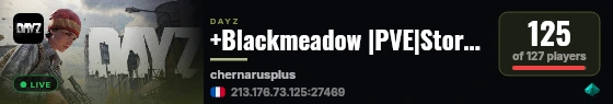 +Blackmeadow |PVE|Story Mode|Custom Events live status badge
