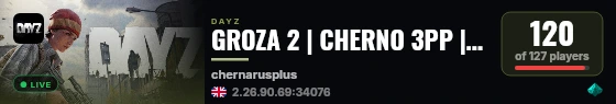 GROZA 2 | CHERNO 3PP | 6 MAX | RU | PVP live status badge