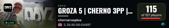GROZA 5 | CHERNO 3PP |  Solo Duo Trio | RU | PVP live status badge