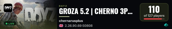 GROZA 5.2 | CHERNO 3PP |  Solo Duo Trio | RU | PVP live status badge