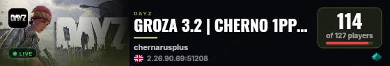 GROZA 3.2 | CHERNO 1PP | Solo Duo Trio live status badge