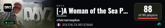 [-]A Woman of the Sea PVP 12 MAN MAX|X15LOOT|TRADER|BOATS|HELIS|EVENTS live status badge