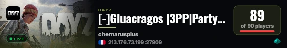 [-]Gluacragos |3PP|Party|Loot+|Guns+|Map live status badge