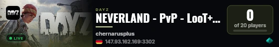 NEVERLAND - PvP - LooT+ - FR - FUN - RAID 24/24 live status badge