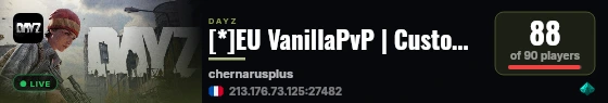 [*]EU VanillaPvP | Custom Zones live status badge