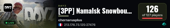 [3PP] Namalsk Snowbound Territory >> Trader Enabled PvE X20 Loot live status badge