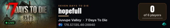 hopefull live status badge