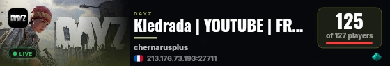 Kledrada | YOUTUBE | FREE LOOT | FRESH | Chenarus live status badge