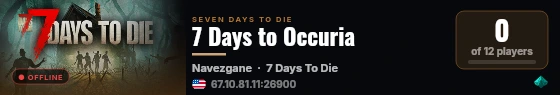 7 Days to Occuria live status badge