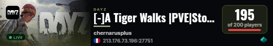 [-]A Tiger Walks |PVE|Story Mode|Custom Events live status badge