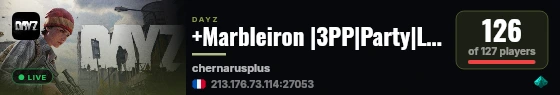 +Marbleiron |3PP|Party|Loot+|Guns+|Map live status badge