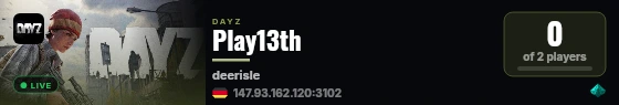 Play13th live status badge