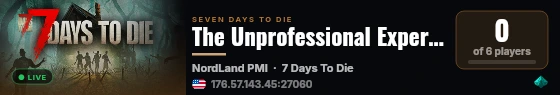 The Unprofessional Experts of the Apocalypse (UEA) Nord Army live status badge