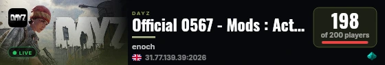 Official 0567 - Mods : Active Admins - PvP live status badge