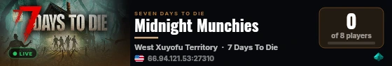 Midnight Munchies live status badge