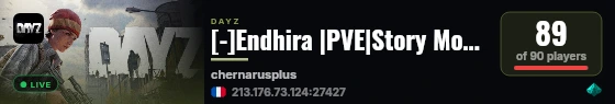 [-]Endhira |PVE|Story Mode|Custom Events live status badge
