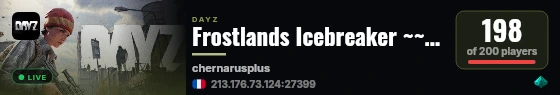 Frostlands Icebreaker ~~ PvE Guns Survival X10 Loot Solo Play live status badge