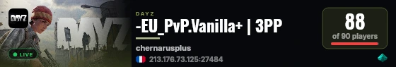 -EU_PvP.Vanilla+ | 3PP live status badge