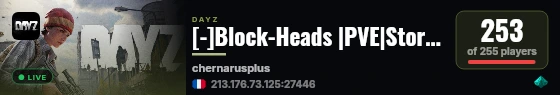 [-]Block-Heads |PVE|Story Mode|Custom Events live status badge