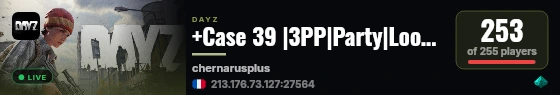 +Case 39 |3PP|Party|Loot+|Guns+|Map live status badge